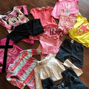 Little Miss Shirts & Tops - Girls 13 Pc Bundle Sz 24 Months Little Miss Shirts & Tops - Girls 13 Pc Bundle Sz 24 Months